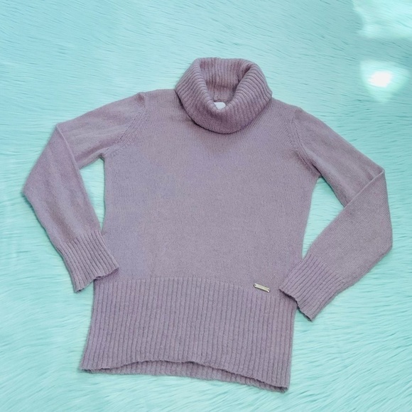 Conte of Florence Sweaters - Conte of Florence Mohair Blend Lavender Sweater